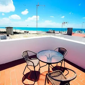 Cerca Del Mar Con Azotea Comunitaria Apartamento